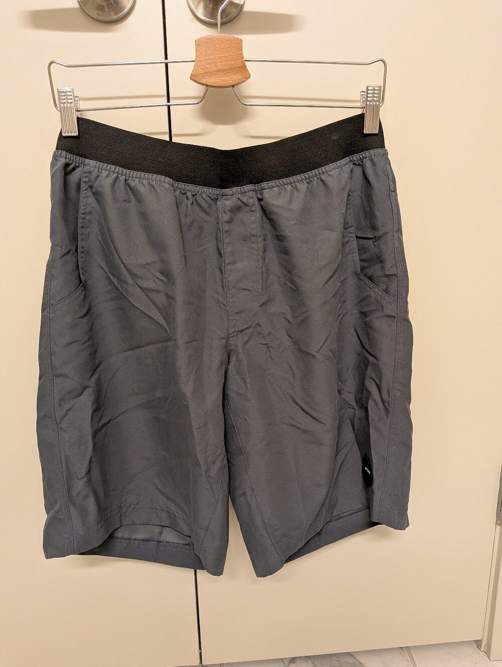 prAna mojo short, thundercloud, size s, men's